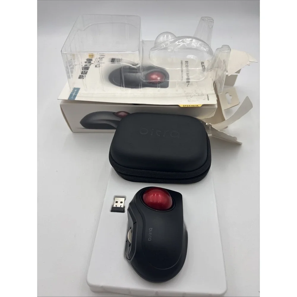 ELECOM Wireless Trackball Mouse M-MT2DRSBK S size 5-Button JP